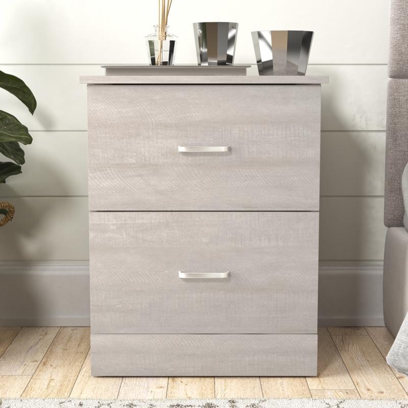 Allyannah 23.6" 2 Drawer Nightstand