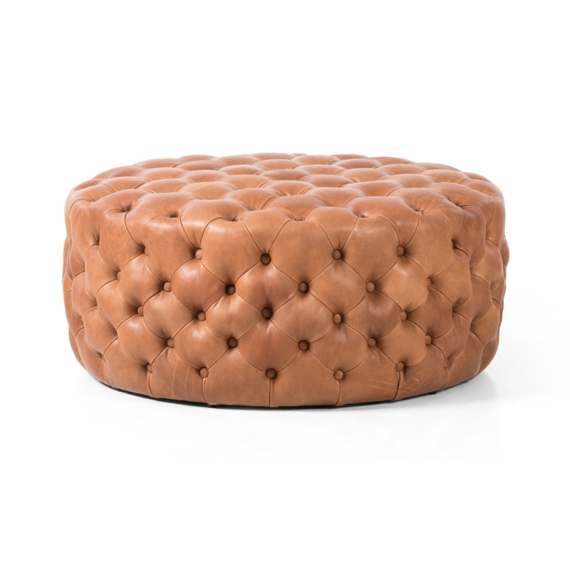 Ardeth Leather Ottoman