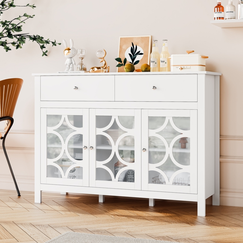 Arjanae 47.24'' Sideboard Cabinet with Adjustable Shelves