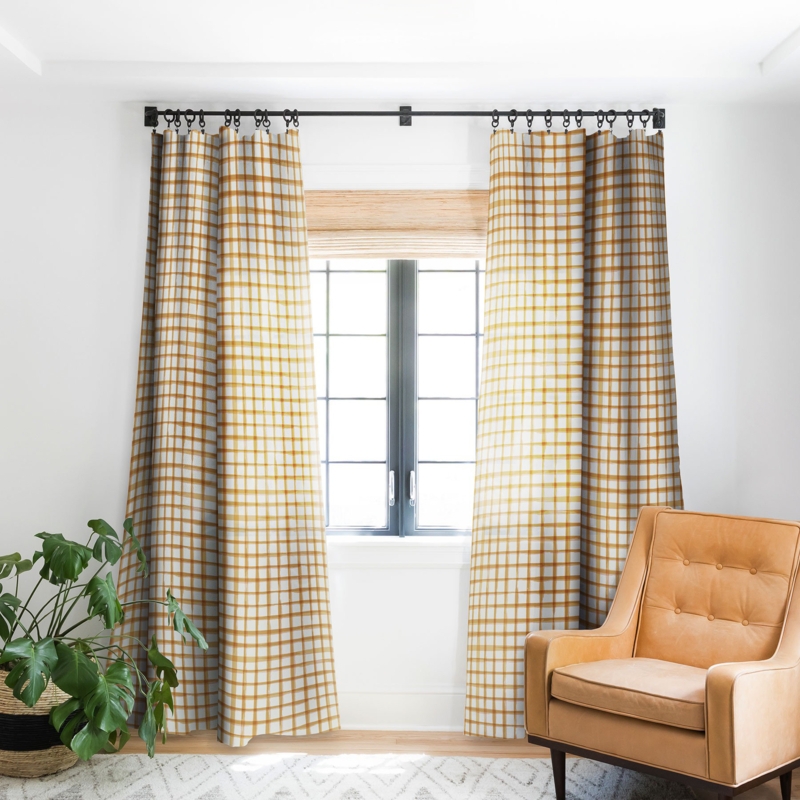Avenie Spring Garden Collection Ix 1pc Blackout Window Curtain Panel