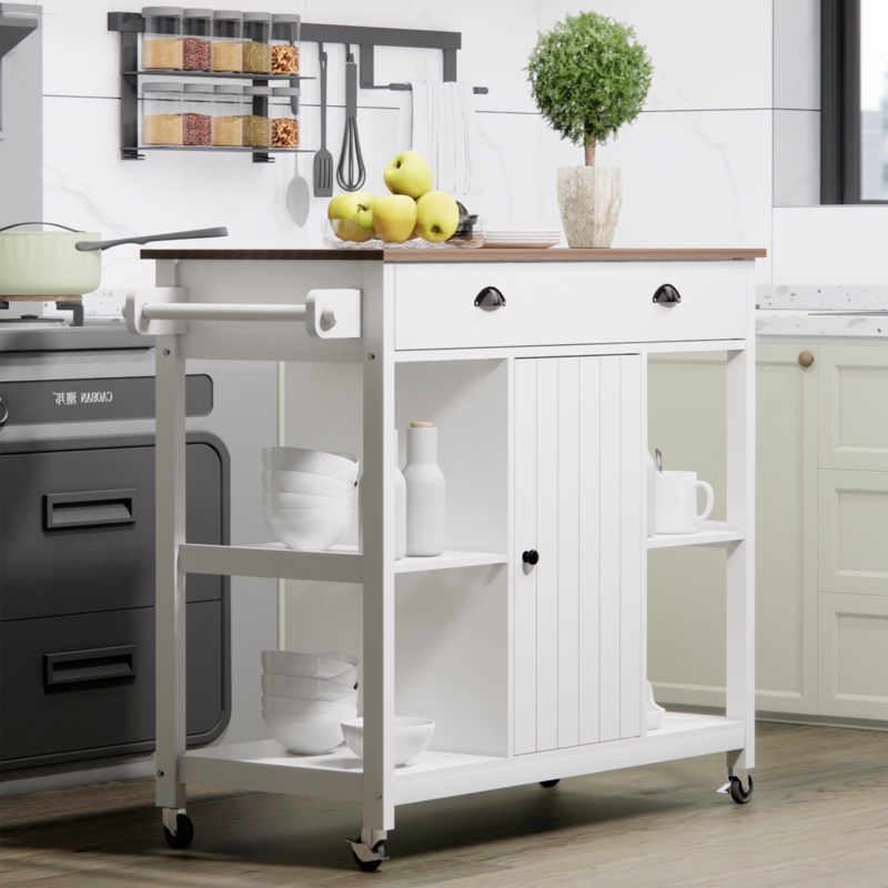 Ayato Metal Kitchen Island