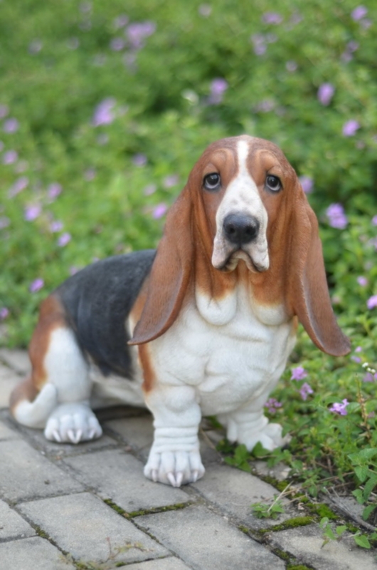 Basset Hound Dog Figurine