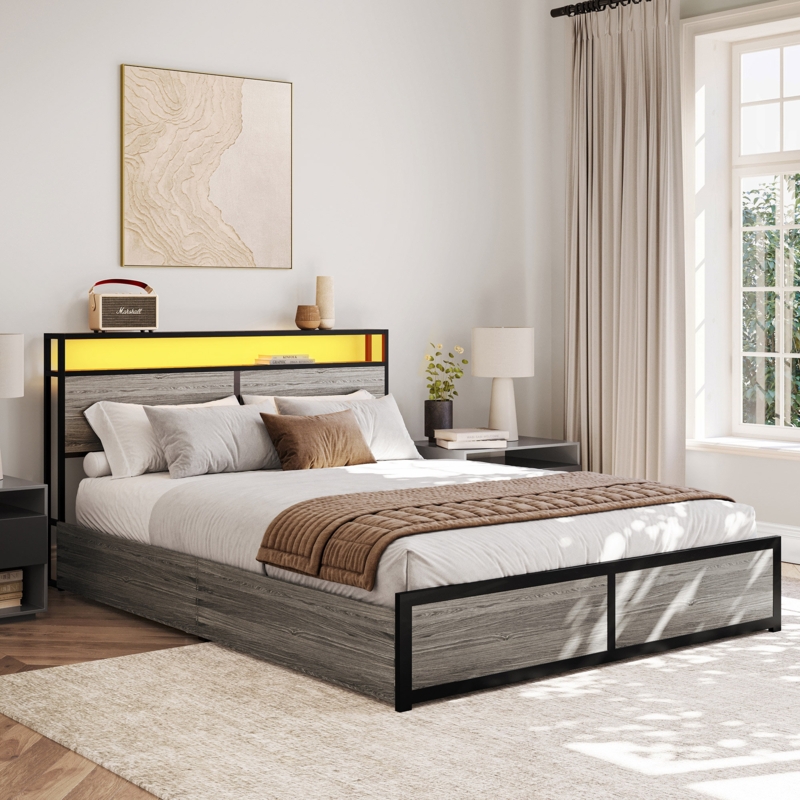 King Bookcase Bed - Foter