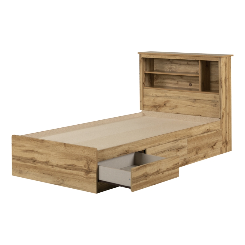 Cuney Bookcase Bed