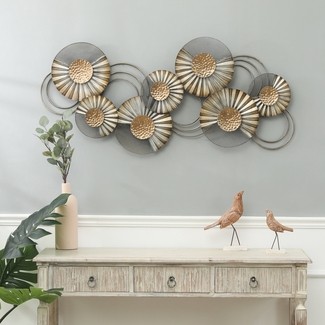 Ceramic Flower Wall Art - Foter