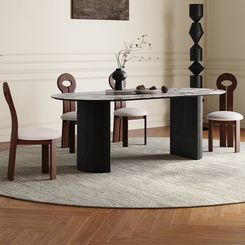 Double Pedestal Dining Set