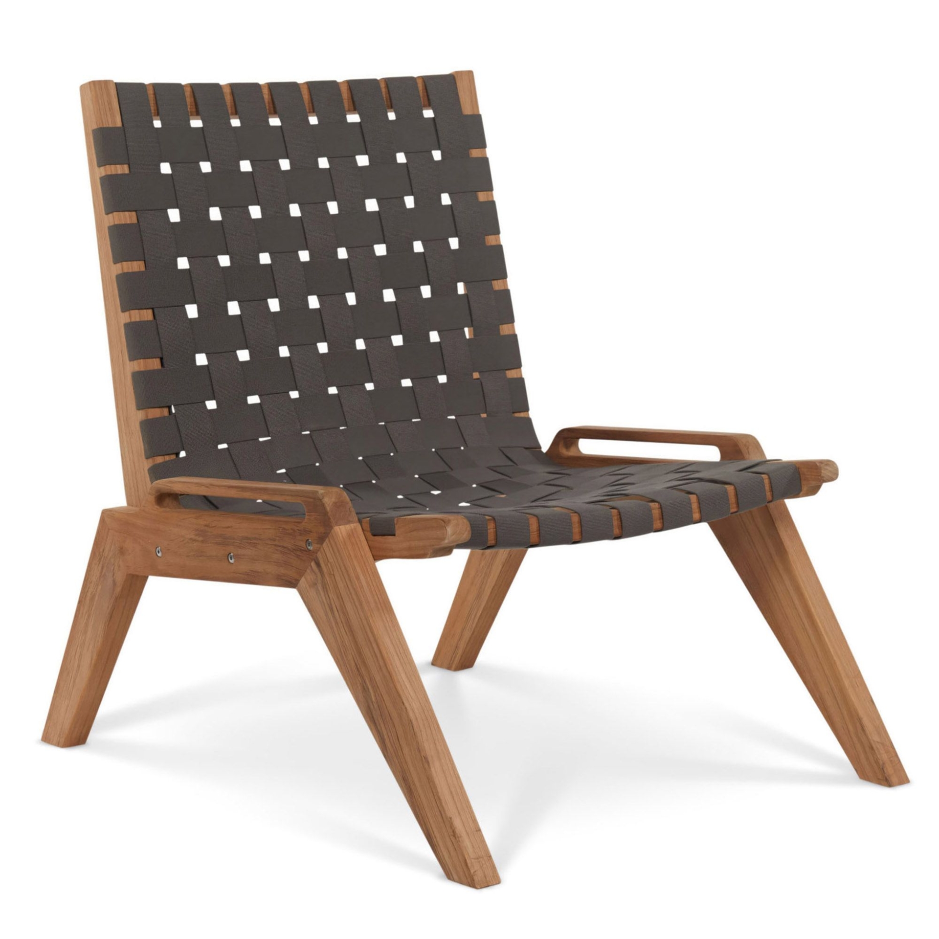 Draper Woven Chat Side Club Chair HLC2249 by HiTeak
