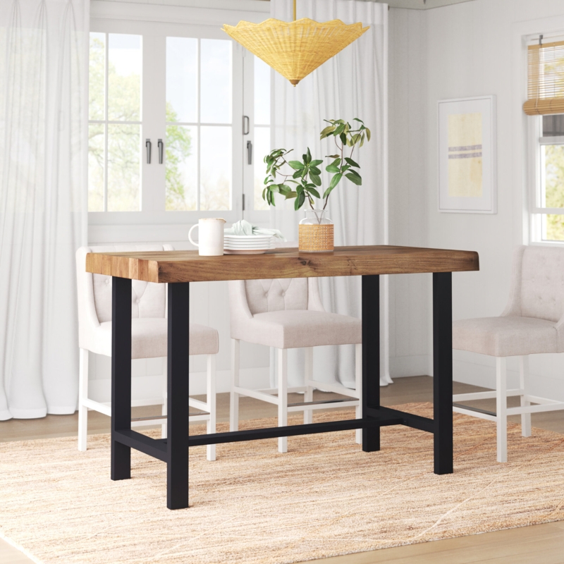 Emilsy Metal Base Dining Table