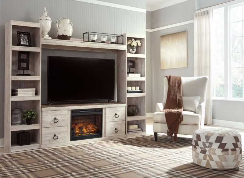 Esmarelda Entertainment Center for TVs up to 60" with Fireplace Included