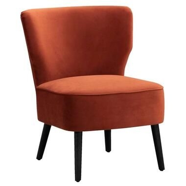 Fauteuil Hasvik Stax - velvet 303 roest