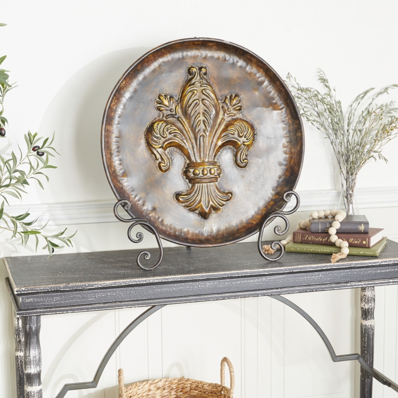 Fentress Stainless Steel Decorative Plate 1