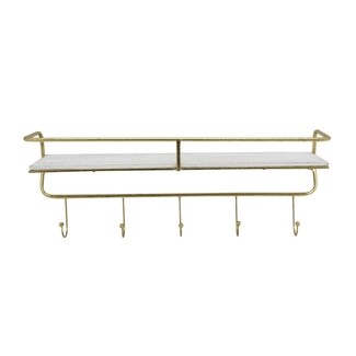 Corner Shelf With Hooks - Foter