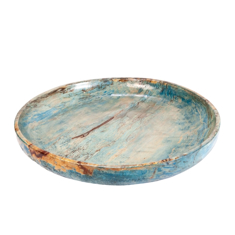 Handmade Solid Wood Decorative Plate 1