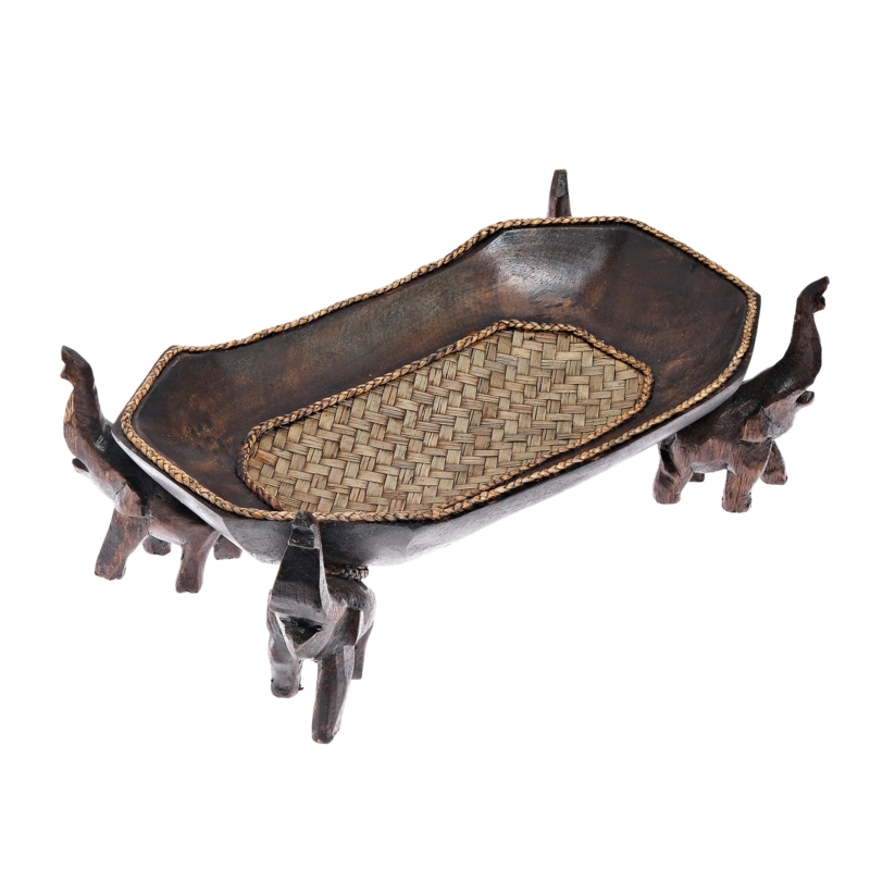 Handmade Wood Decorative Plate 1