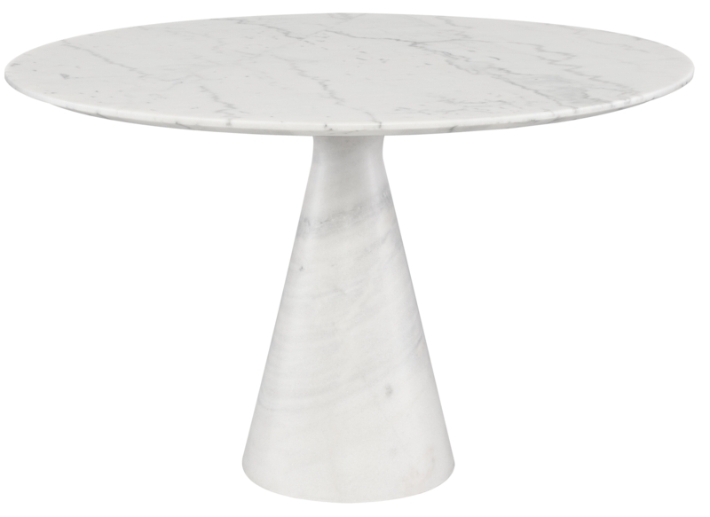 Harrietta Round Marble Dining Table