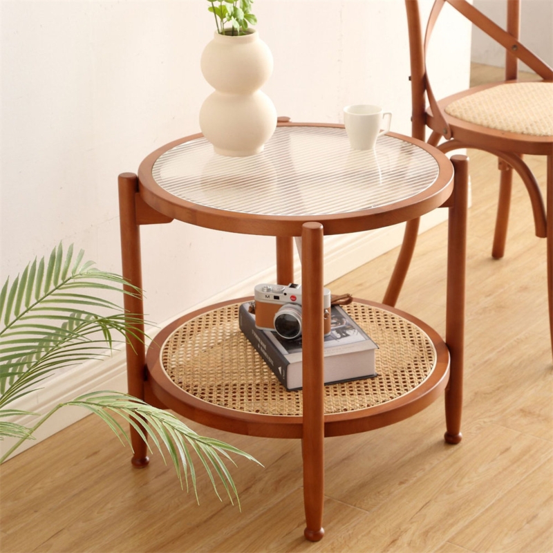 Herakleios Glass Top Coffee Table