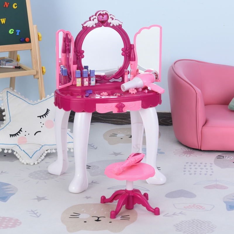Ismael Kids Vanity Set with Mirror