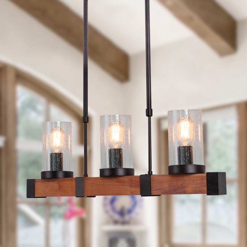 Jem 3 - Light Dimmable Kitchen Island Modern Linear Chandelier