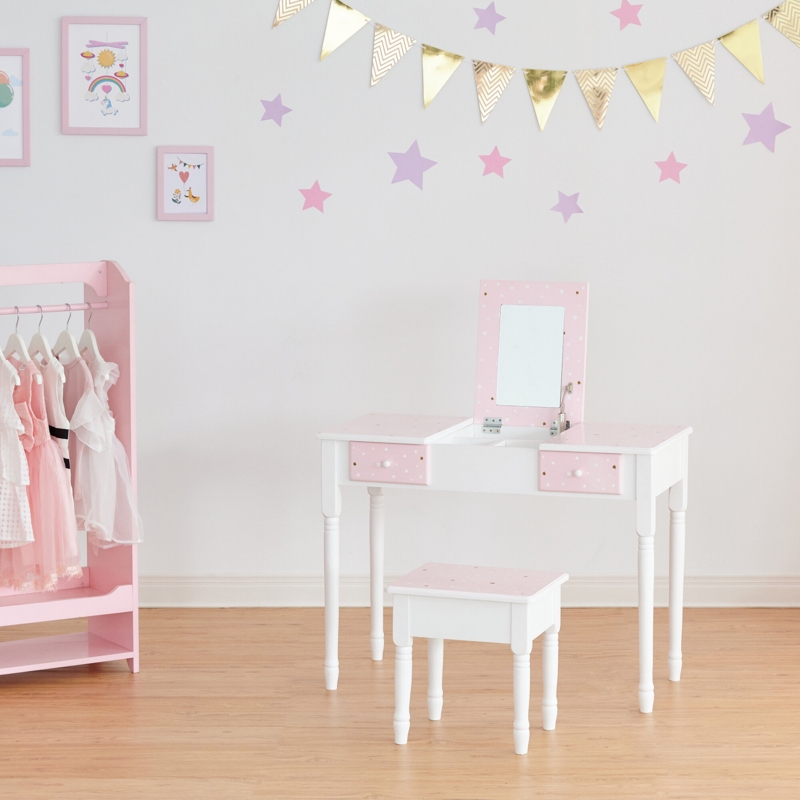 Kids Vanity Set with Mirror