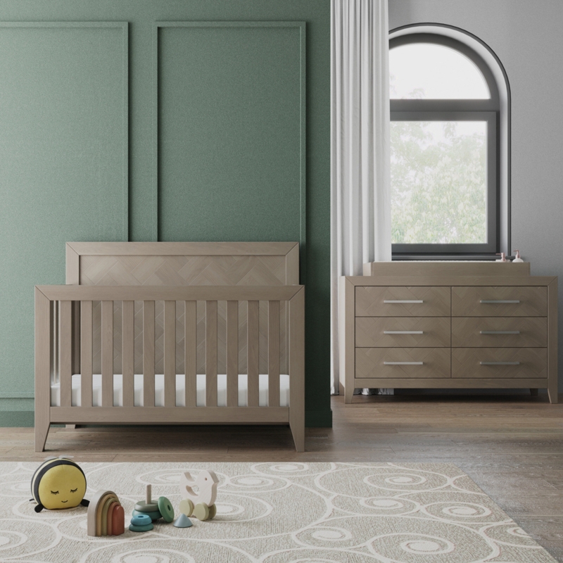 Kieran Convertible Standard 2 Piece Nursery Furniture Set Foter