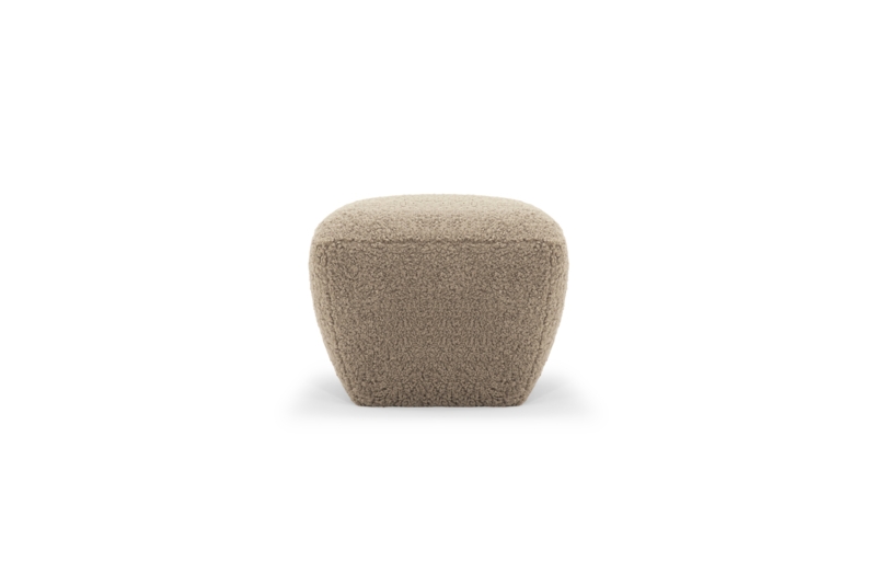 Kora 19.68" Wide Round Pouf Ottoman