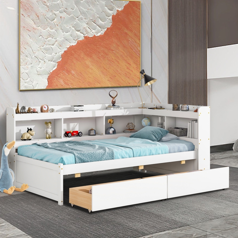 Kyeler Bookcase Bed