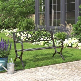 Metal Outdoor Benches - Foter