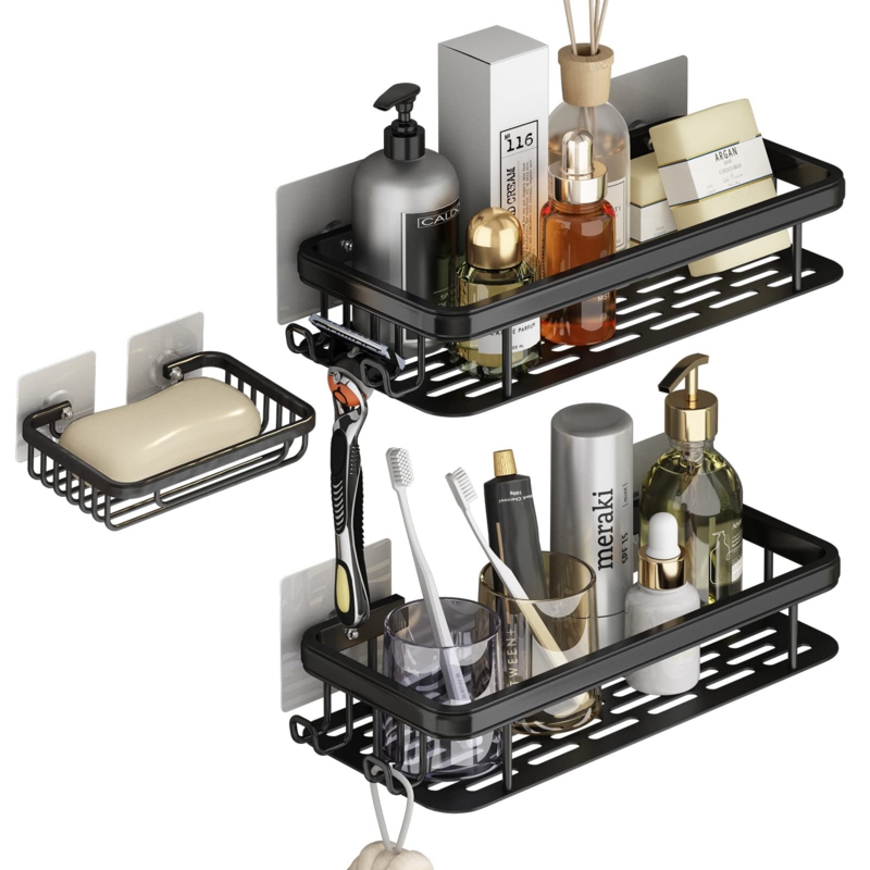 Licinia 2 Piece Accent Shelf with Hooks