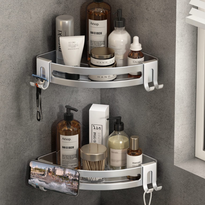Lionela 2 Piece Triangle Corner Shelf