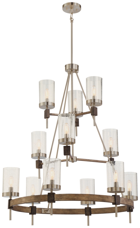 Littell 12 - Light Dimmable Tiered Chandelier