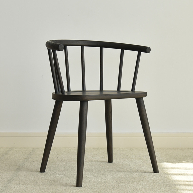 Lizbett Solid Wood Windsor Back Arm Chair