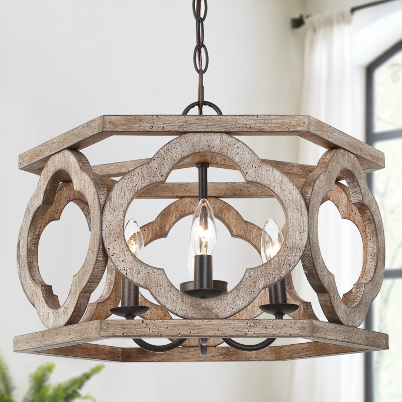 Luther 4 - Light Dimmable Lantern Geometric Chandelier