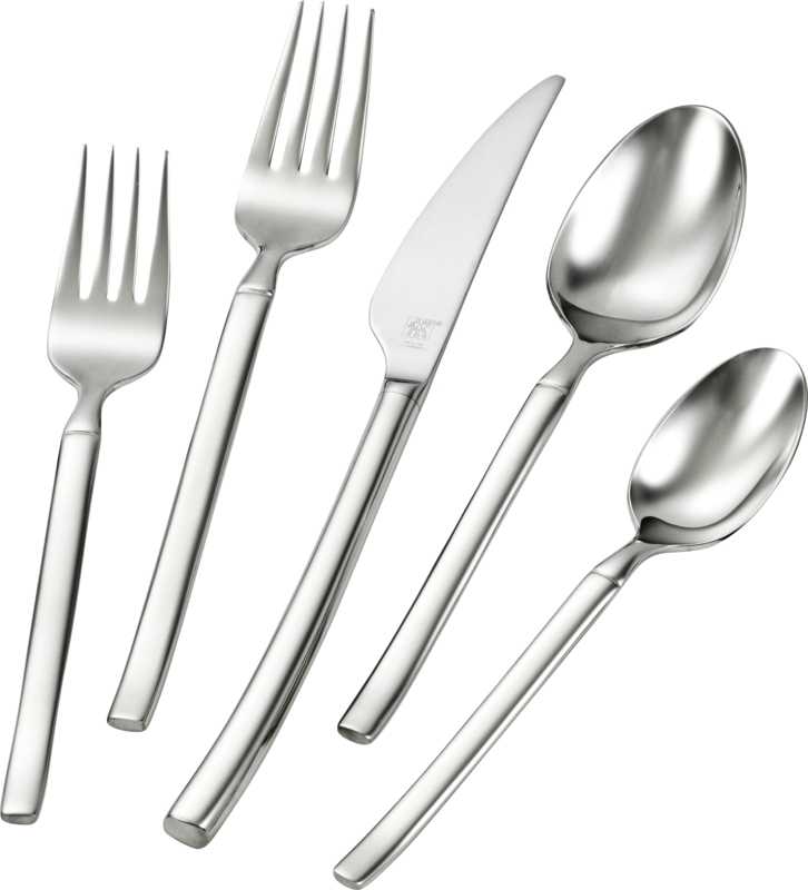 Opus 45 Piece 18/10 Stainless Steel Flatware Set, Service for 8