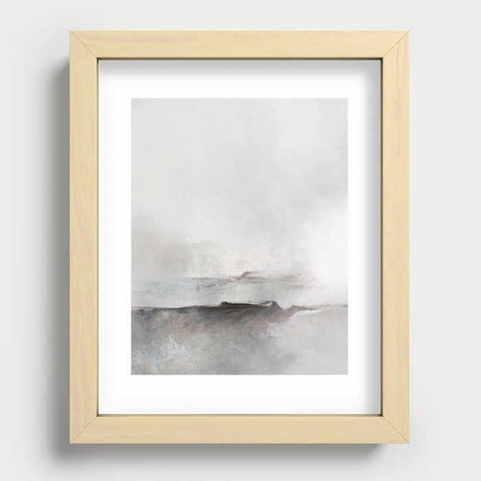 Recessed Framed Print | Clouds by Dan Hobday Art - Maple - 8" x 10" - Society6
