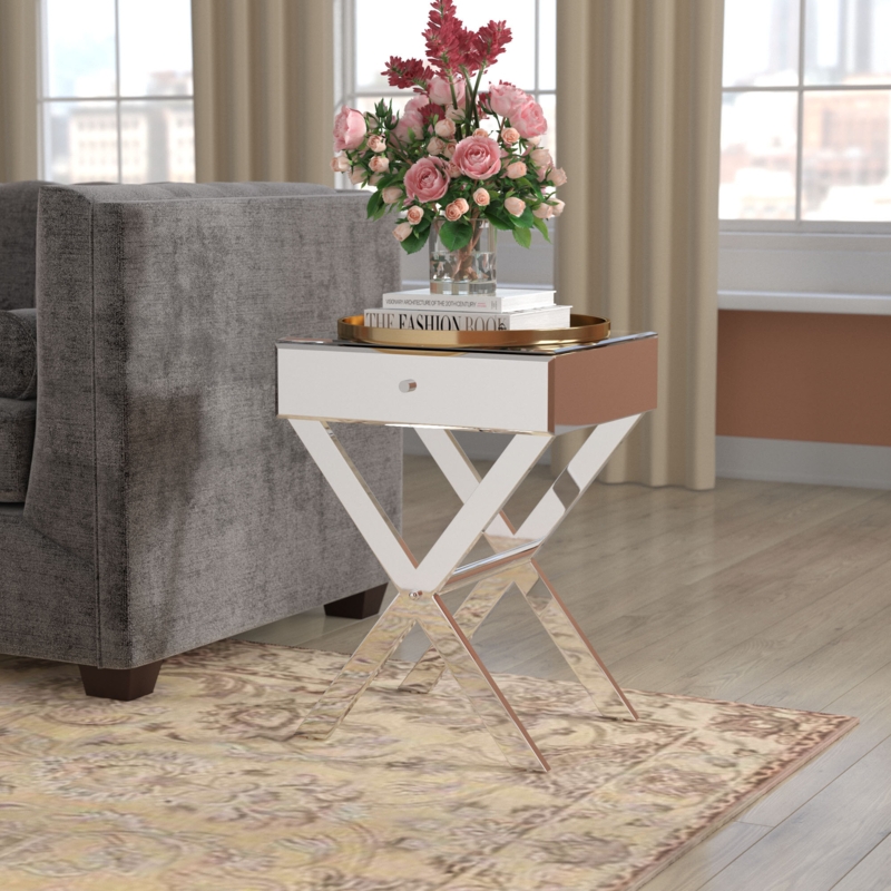 Rosinski End Table with Storage