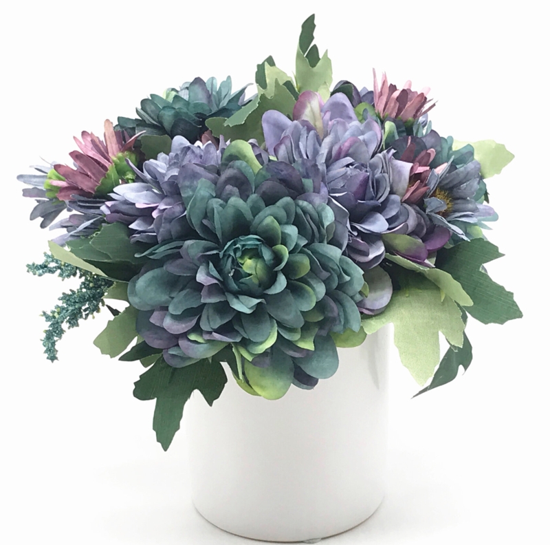 Silk Arrangement in Vase