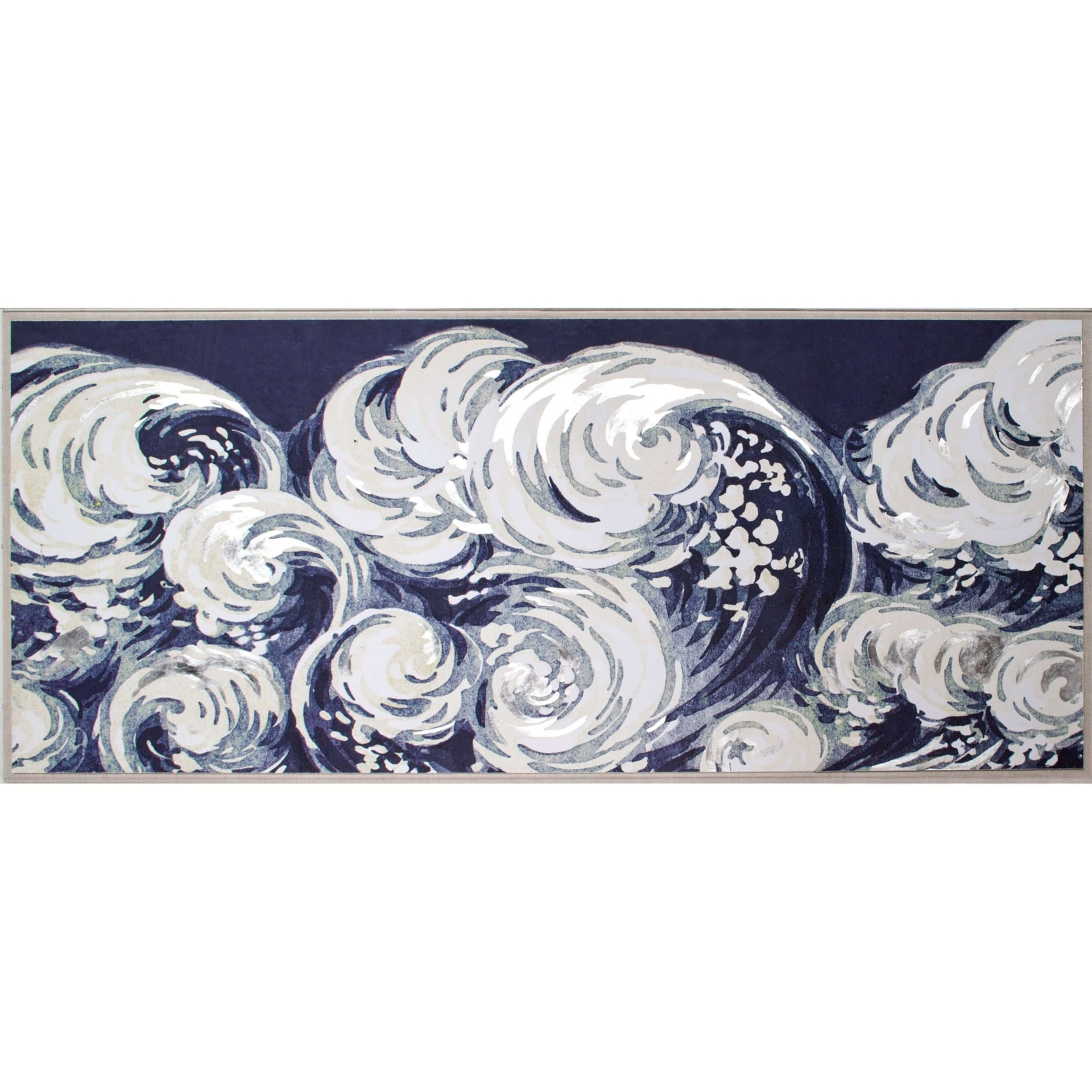 Silverleaf Wave by Natural Curiosities Framed