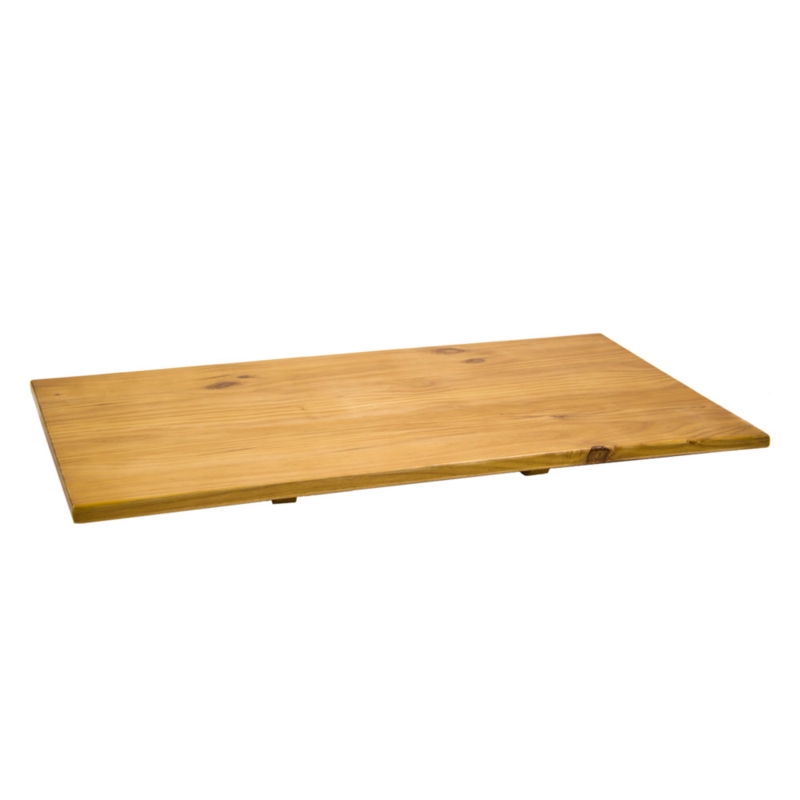 Solid Wood Rectangular Square Edge Table Top