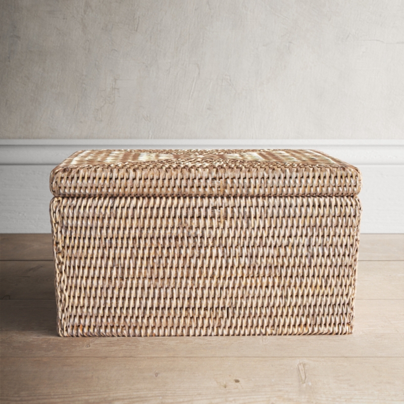 Storage Box with Lid - Flat File Organizer
