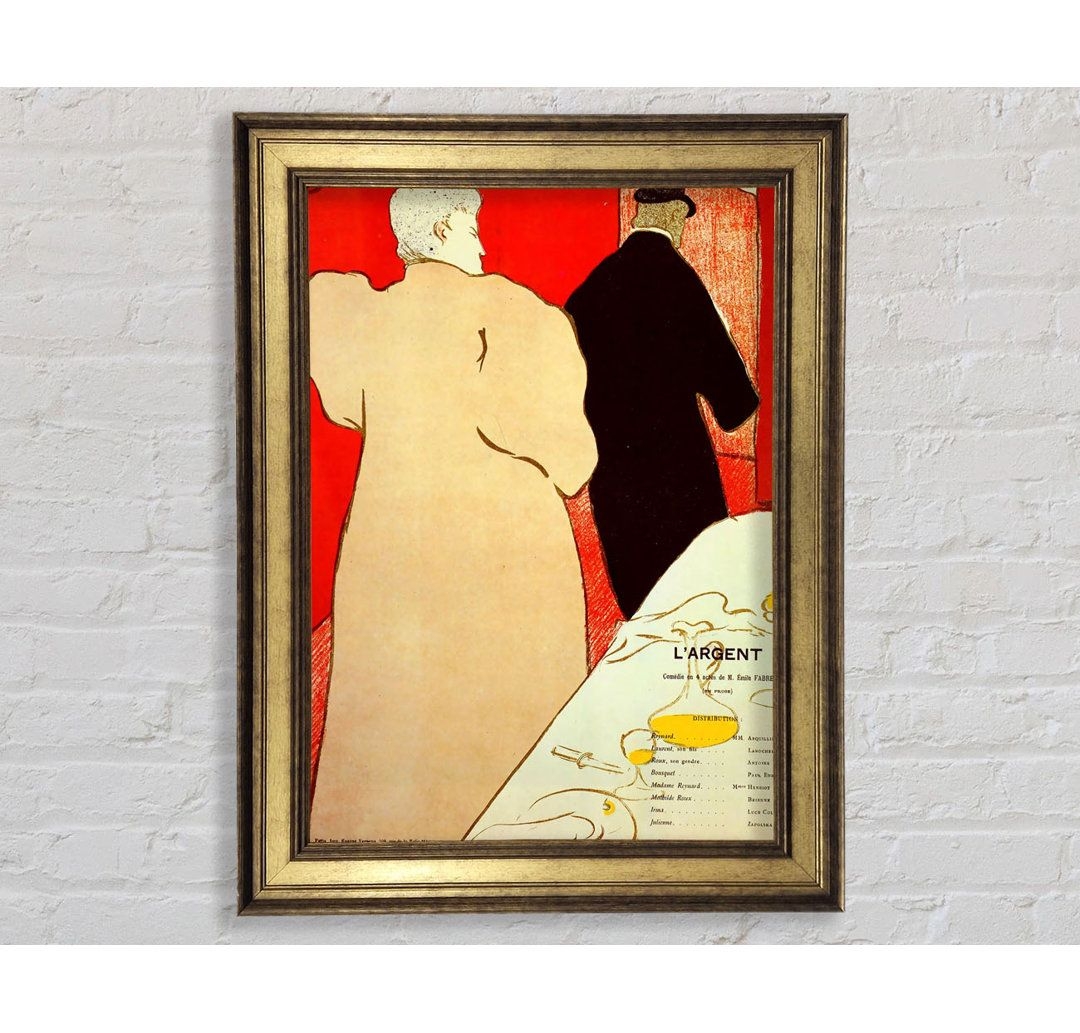 Toulouse Lautrec Largent - Single Picture Frame Art Prints