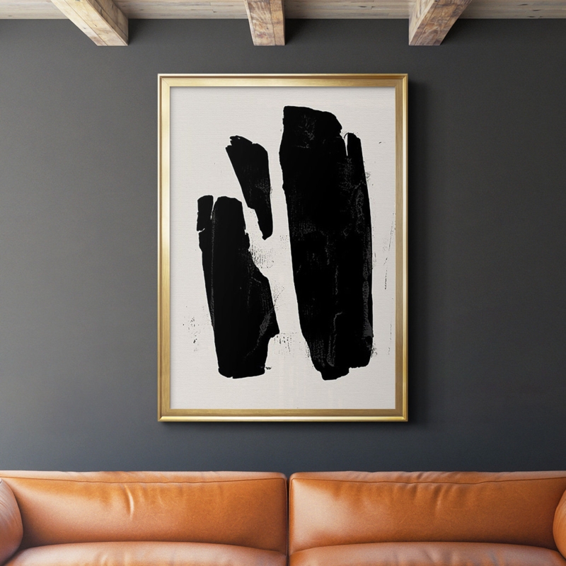 " Triple Block Print II " Painting on Paper