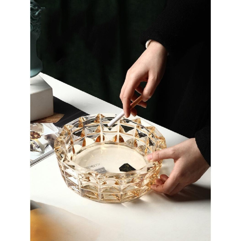 Umber Rea Glass Ashtray