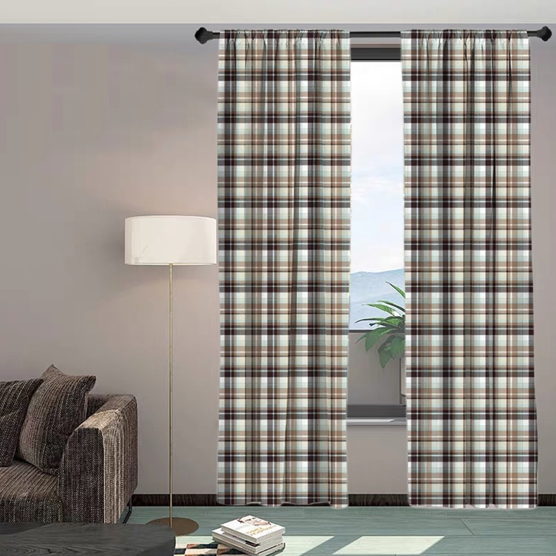 Wasay Microfiber Room Darkening Curtain Pair