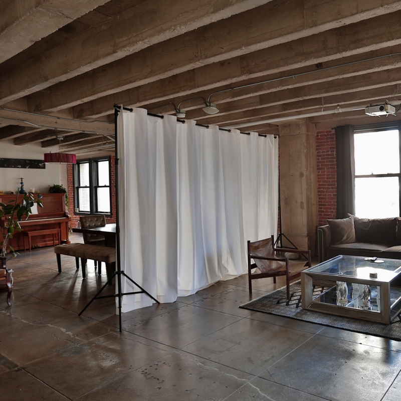 150'' W Hanging Room Divider