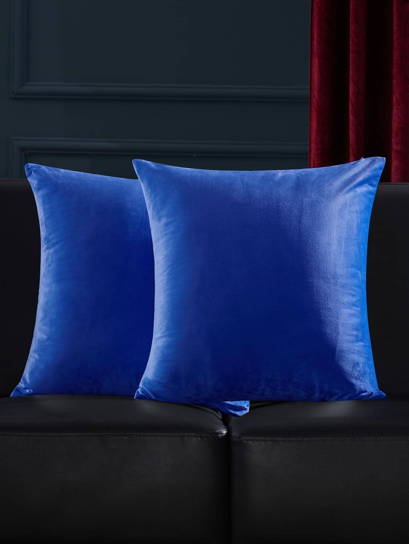 2 pcs Deconovo Velvet Soft Throw Pillow Covers ( Cover Only )