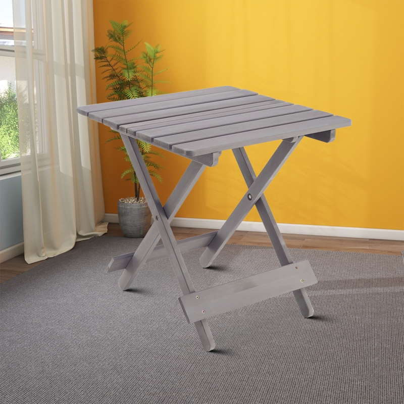 20.02'' Square Portable Folding Table