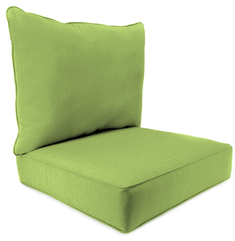 24" x 46.5" Outdoor Deep Seat Chair Cushion Set with Welt