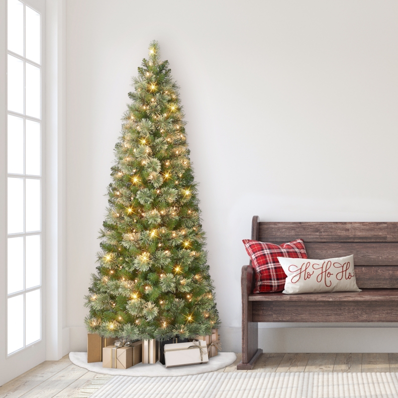 6.5' Lighted Fir Christmas Tree