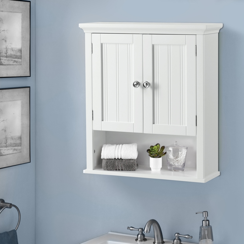 White Linen Cabinet For Bathroom | Foter