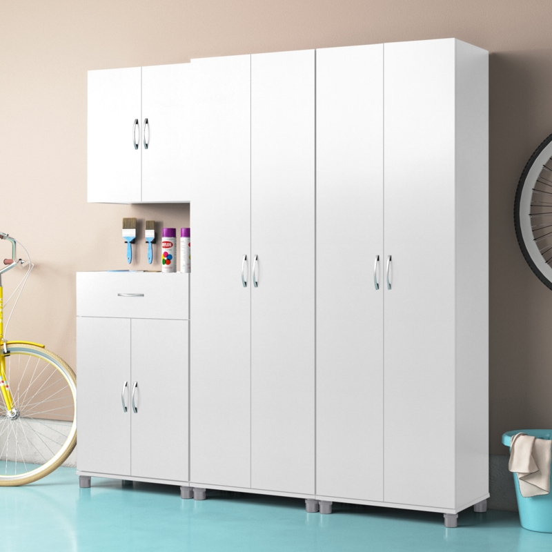Aleg Manufactured Wood Single Storage Cabinet ( 74'' H x 70'' W x 15'' D)
